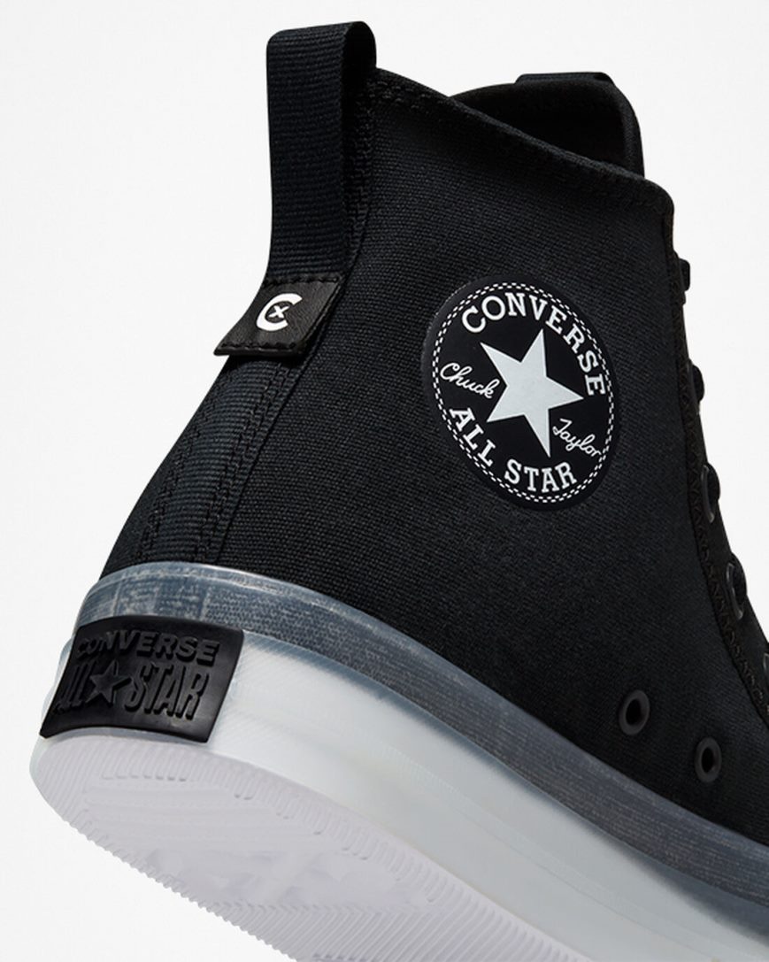 Tenisky Vysoke Converse Chuck Taylor All Star CX Explore Damske Čierne Biele | SK 11LSDQ4